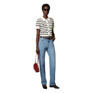 J. Crew Mid Rise Straight Leg Jean Blue Elise Wash 26